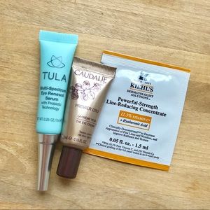 TULA Eye Serum & Caudalie Cream
